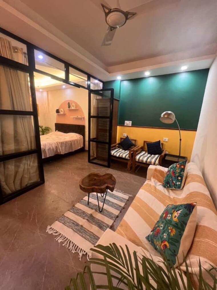 Living Room, lajpat nagar ii 1 Bedroom 900 Sq.Ft. Builder Floor In Lajpat Nagar ii Delhi 10555749