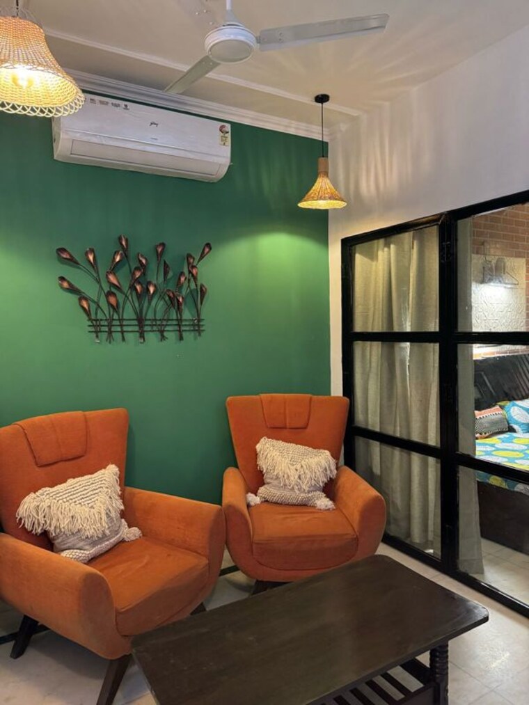 Living Room, lajpat nagar ii 1 Bedroom 900 Sq.Ft. Builder Floor In Lajpat Nagar ii Delhi 10555749