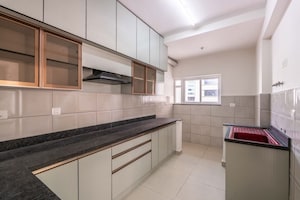 Kitchen in 3 BHK Apartment at Prestige Green Gables, Panathur – for Rent