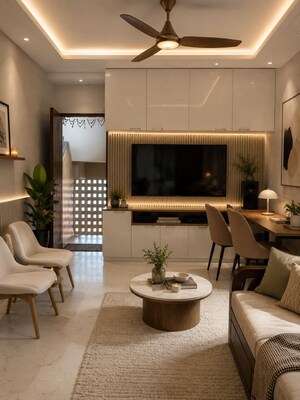 Living Room in 1 BHK Apartment at Dadar East – for Sale