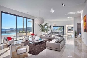 Living Room in 4 BHK Apartment at Paramount Grande, Sarusajai – for Rent