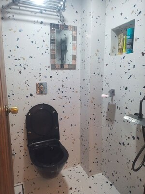 Bathroom in 2 BHK Apartment at Dosti Blossom, Wadala East – for Rent