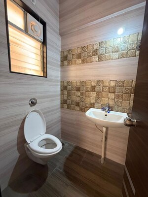 Bathroom in  Apartment at GK Rose Mansion, Punawale – for Rent