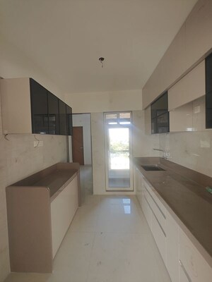Kitchen in 3 BHK Apartment at Moreshwar 19 East, Nerul – for Rent