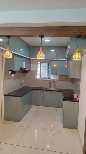 Kitchen in 2 BHK Apartment at Ramky One Galaxia, Nallagandla – for Rent
