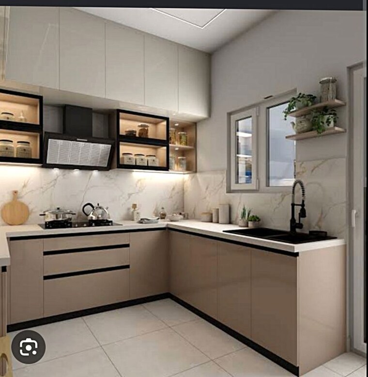 Kitchen, puri-pranayam 3 Bedroom 1800 Sq.Ft. Apartment In Sector 82 Faridabad 10556460