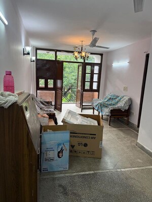 Living Room in 1 BHK Builder Floor at Kalkaji – for Rent