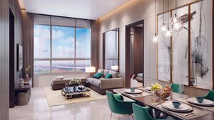 Team Area in 1 BHK Apartment at Piramal Vaikunth, Balkum Pada – for Rent