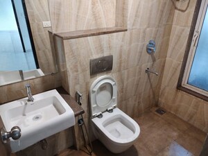 Bathroom in 3 BHK Apartment at Lodha Amara, Kolshet Road – for Rent