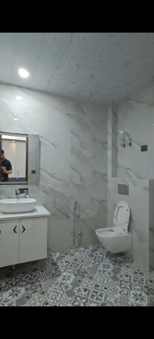 Bathroom in 2 BHK Builder Floor at Indrapuram – for Sale
