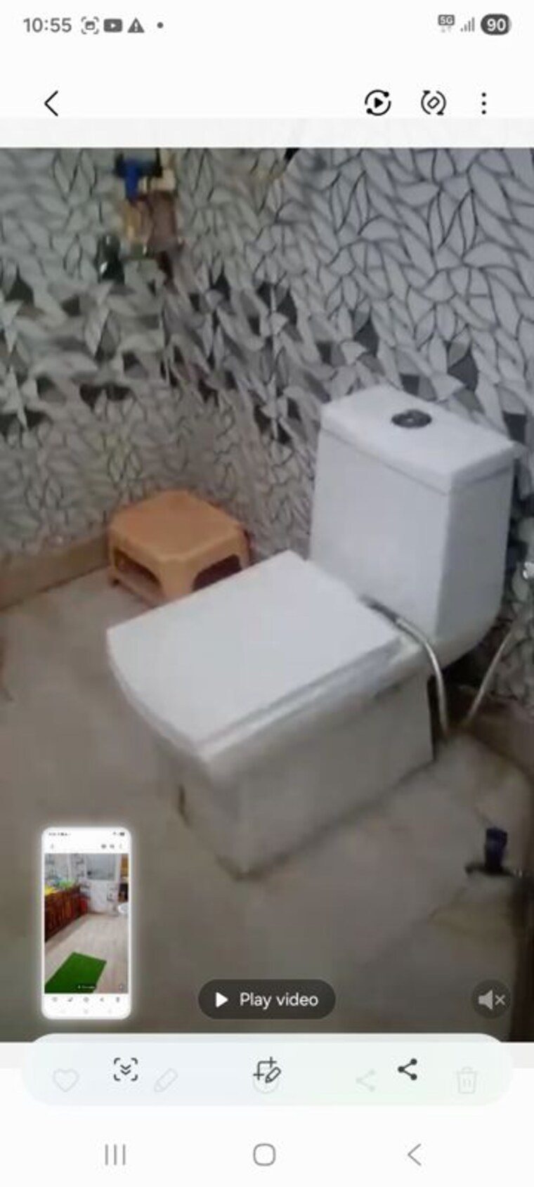 Bathroom, lajpat nagar i 1 Bedroom 500 Sq.Ft. Builder Floor In Lajpat Nagar I Delhi 10556580