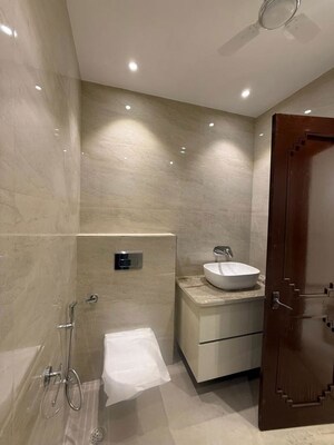 Bathroom in 2 BHK Builder Floor at Kalkaji – for Rent