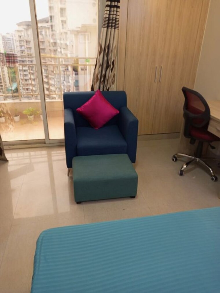 Living Room, supertech-ecociti Studio 420 Sq.Ft. Apartment In Sector 137 Noida 10556608