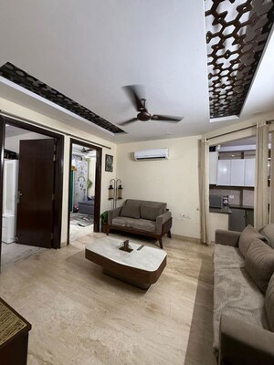Living Room in 2 BHK Builder Floor at Kalkaji – for Rent