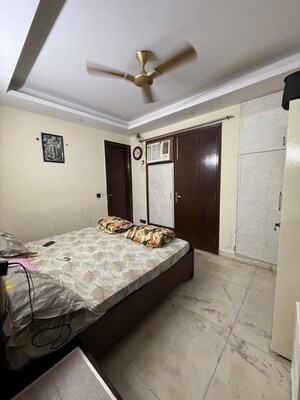 Bedroom in 2 BHK Builder Floor at Kalkaji – for Rent