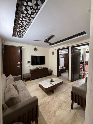Bedroom in 2 BHK Builder Floor at Kalkaji – for Rent