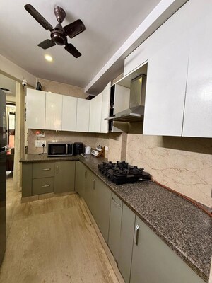 Kitchen in 2 BHK Builder Floor at Kalkaji – for Rent