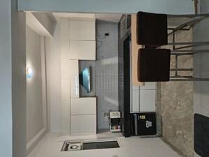 Kitchen in Studio Apartment at Nimbus The Golden Palm, Sector 168 – for Rent