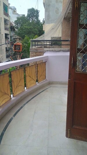 Balcony in 2 BHK Builder Floor at East Of Kailash – for Rent