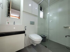 Bathroom in 2 BHK Apartment at Godrej Emerald, Ghodbunder Road – for Rent