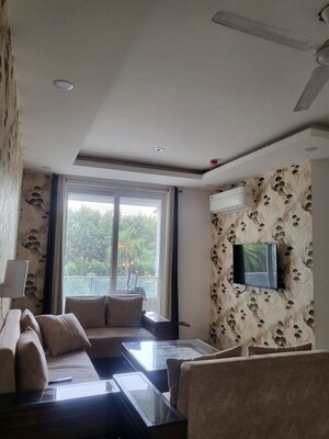 Living Room in 3 BHK Apartment at Omaxe New Chandigarh, North Mullanpur – for Rent