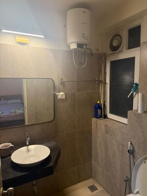 Bathroom in 2 BHK Apartment at Pacifica Hillcrest Phase 2, Gachibowli – for Rent