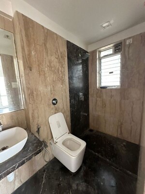 Bathroom in 2 BHK Apartment at Divine Aspen Garden, Goregaon East – for Rent