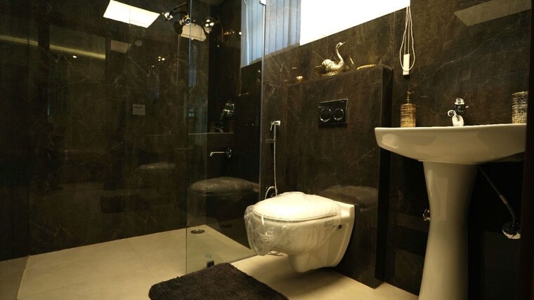 Bathroom, motia-harmony-greens 5 Bedroom 3033 Sq.Ft. Apartment In Kishanpura Zirakpur 10556859