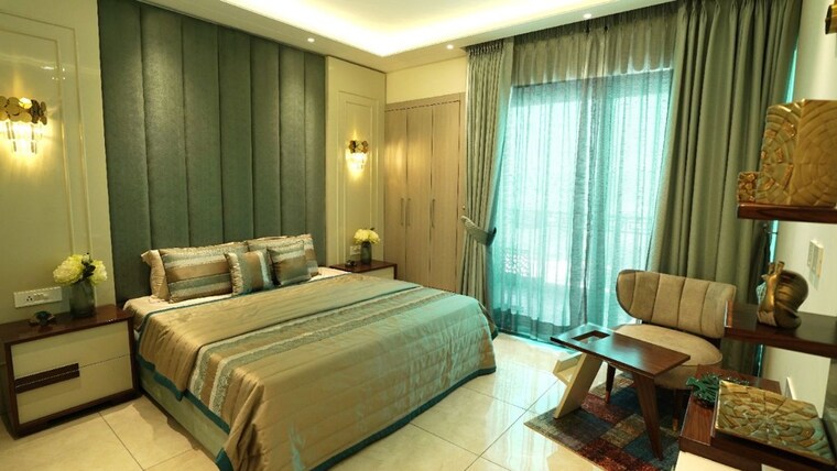 Bedroom, motia-harmony-greens 5 Bedroom 3033 Sq.Ft. Apartment In Kishanpura Zirakpur 10556859