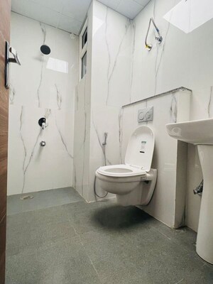 Bathroom in 5 BHK Apartment at Motia Harmony Greens, Kishanpura – for Sale