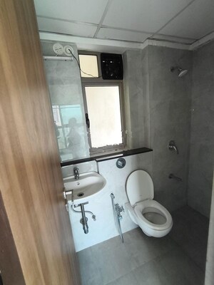 Bathroom in 1 BHK Apartment at Sheth Irene, Malad West – for Rent
