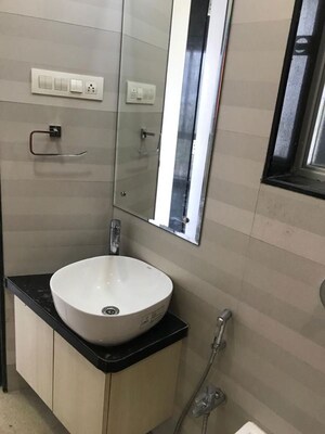 Bathroom in 2 BHK Apartment at Divine Aspen Garden, Goregaon East – for Rent