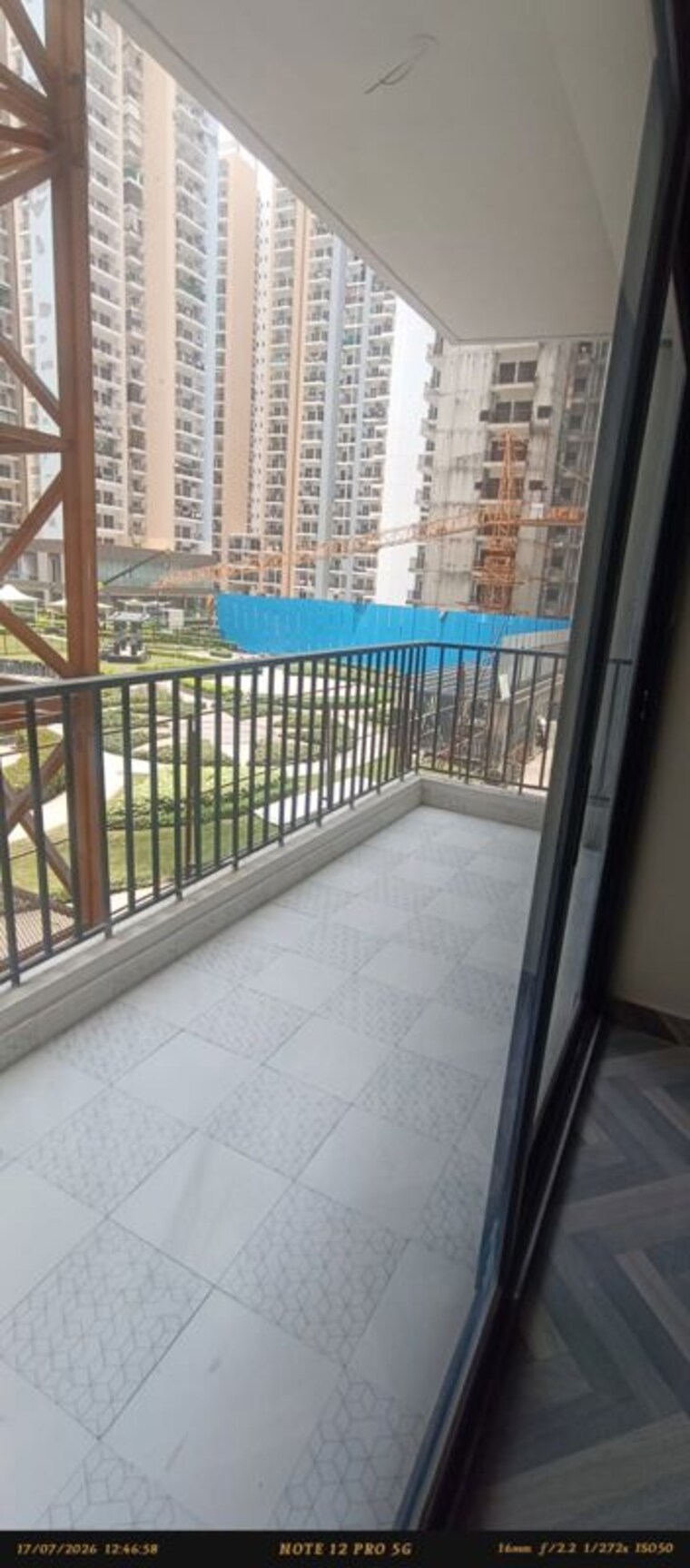 Balcony, panchsheel-greens-ii 2 Bedroom 1150 Sq.Ft. Apartment In Sector 16 Greater Noida Greater Noida 10556925