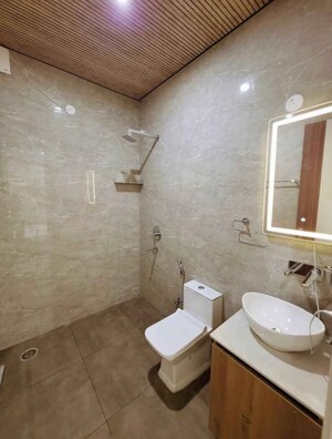 Bathroom in 1 BHK Builder Floor at Saket – for Rent