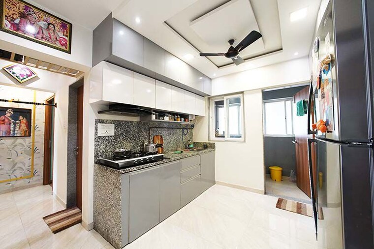 Kitchen, keshav nagar 3 Bedroom 1016 Sq.Ft. Apartment In Keshav Nagar Pune 10556968