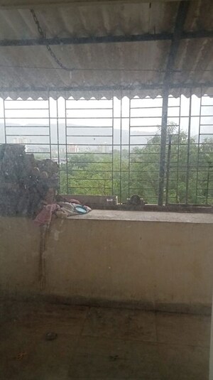 Balcony in 1 BHK Apartment at Vrindavan Akshaya CHS, Vrindavan Society – for Sale