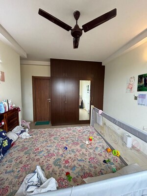 Bedroom in 3 BHK Apartment at Bhartiya Nikoo Homes, Thanisandra Main Road – for Rent