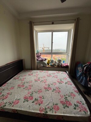 Bedroom in 3 BHK Apartment at Bhartiya Nikoo Homes, Thanisandra Main Road – for Rent