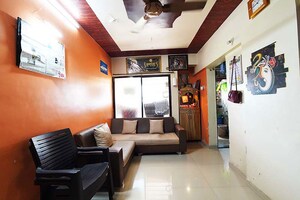 Living Room in 1 BHK Apartment at Danish Enclave, Hadapsar – for Sale