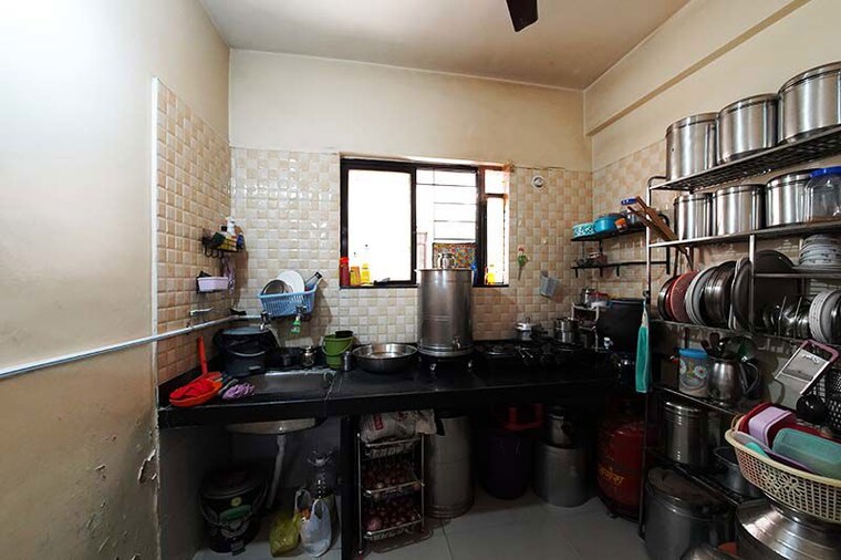 Kitchen, danish-enclave 1 Bedroom 445 Sq.Ft. Apartment In Hadapsar Pune 10557025