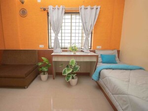 Living Room in Studio Apartment at Vasundhara CHS Gokuldham, Gokuldham Colony – for Rent