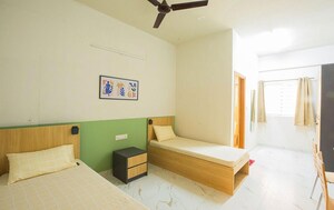 Bedroom in Studio Apartment at Vasundhara CHS Gokuldham, Gokuldham Colony – for Rent