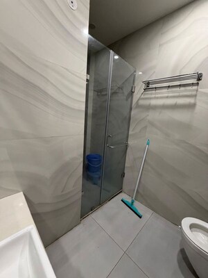 Bathroom in 3 BHK Builder Floor at Sushant Lok Iii – for Rent