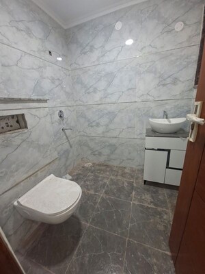 Bathroom in 4 BHK Builder Floor at Chattarpur – for Sale