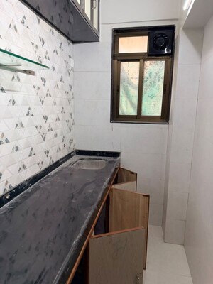 Kitchen in 1 BHK Apartment at Militia Apartment, Byculla – for Rent