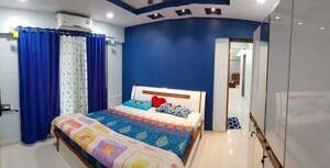 Bedroom in 2 BHK Apartment at Vijay Nagari Annex, Waghbil – for Rent