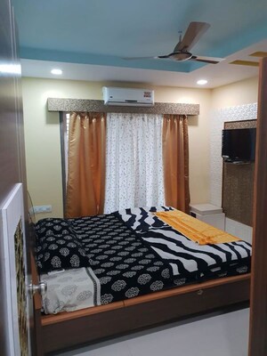 Bedroom in 2 BHK Apartment at Vijay Nagari Annex, Waghbil – for Rent