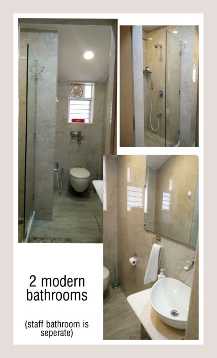 Bathroom, somani gram 2 Bedroom 1400 Sq.Ft. Apartment In Somani Gram Mumbai 10557264