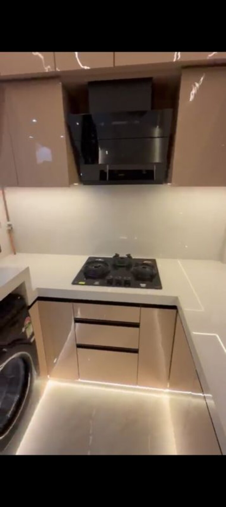 Kitchen, orange-titanium-rajshree 1 Bedroom 470 Sq.Ft. Apartment In Santacruz West Mumbai 10557288