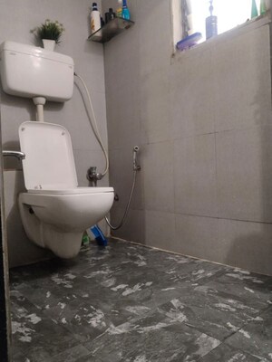 Bathroom in 2 BHK Apartment at Ashiana CHS, Kharghar Sector 21 – for Rent